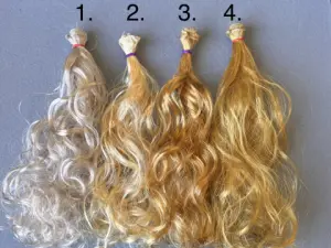 Волосся (Треси) для ляльок - Кучеряві -довжина - 30 см  (№3)