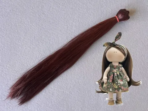 Волосся (Треси) для ляльок - Прямі -довжина - 30 см  (№11)