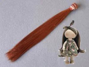 Волосся (Треси) для ляльок - Прямі -довжина - 30 см  (№9)