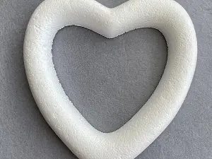 Заготівля з пінопласту-серце 19см