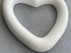 Заготовка из пенопласта-сердце 19см