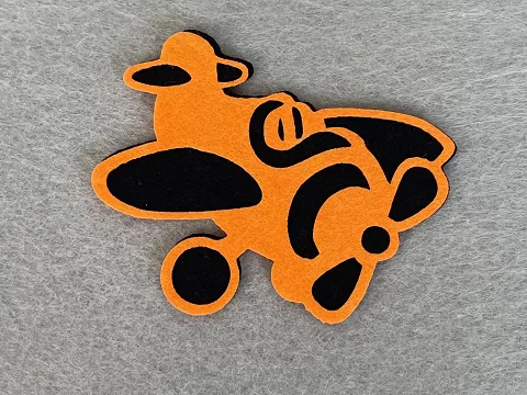 Аплікація з фетру <Вертоліт>