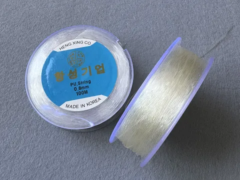 Силіконова (еластична) нитка резинка - 0.8 мм