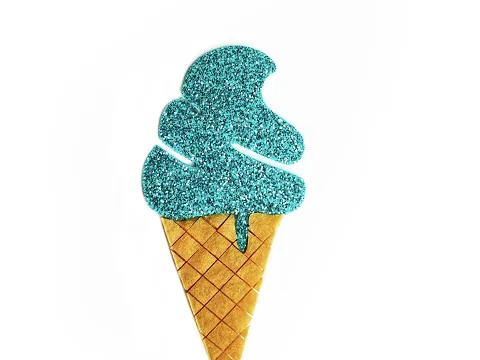 Аплікація з фетру і Фома <Морозиво>