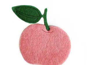 Аплікація з фетру  <Яблуко>