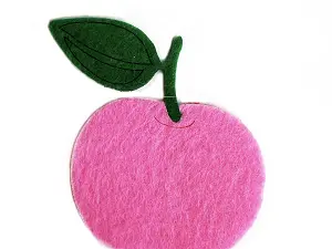 Аплікація з фетру  <Яблуко>