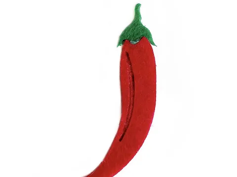 Аплікація з фетру <Перець>