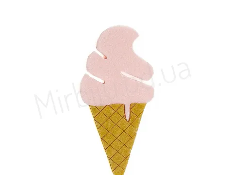 Аплікація з фетру і Фома <Морозиво>