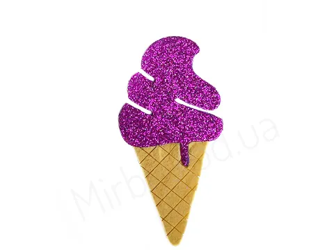 Аплікація з фетру і Фома <Морозиво>