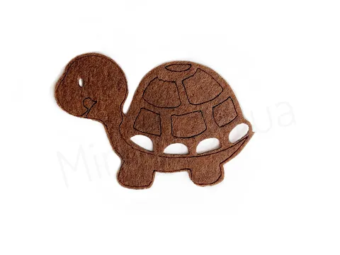 Аплікація з фетру <Черепаха>