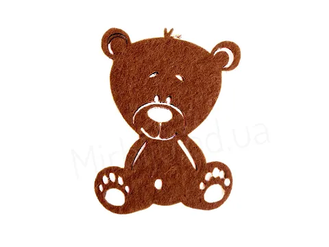 Аплікація з фетру <Ведмідь>