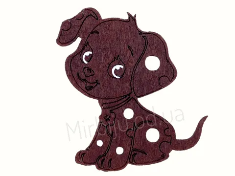 Аплікація з фетру <Собачка>