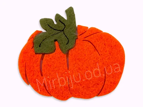Аплікація з фетру <Гарбуз>