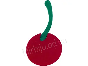 Аплікація з фетру <Вишня>