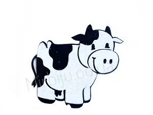 Аплікація з фетру <Корівка>