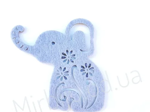 Аплікація з фетру <Слон>