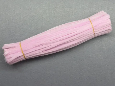 Синельний дріт 1 уп (90 шт) - Світло рожевий