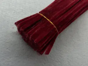 Синельний дріт 1 уп (90 шт) - Бордовий