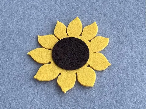 Аплікація з фетру <Соняшник>
