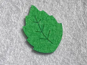Аплікація з фетру <Лист>