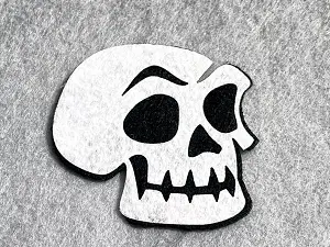 Аплікація з фетру <Череп>