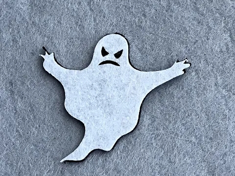 Аплікація з фетру <Привид>