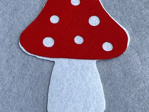 Аплікація з фетру <Гриб>