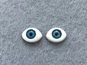 Очі овальні "Живі" - 8*11мм