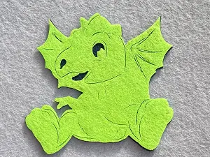 Аплікація з фетру <Дракон>