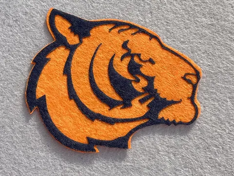 Аплікація з фетру <Тигр>
