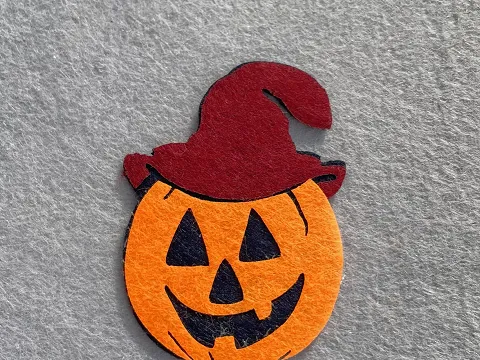 Аплікація з фетру <Гарбуз>