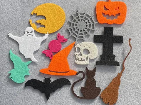 Аплікація з фетру <Набір Хеллоуїн>