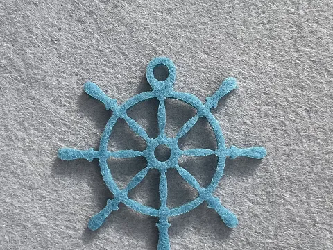 Аплікація з фетру <Штурвал>