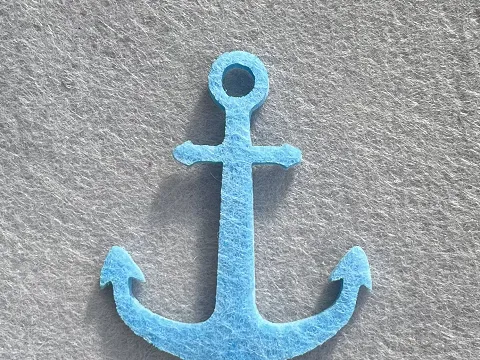 Аплікація з фетру <Якір>