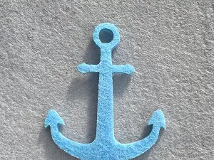 Аплікація з фетру <Якір>