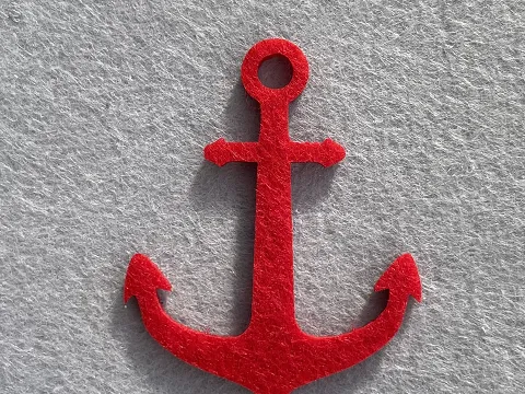 Аплікація з фетру <Якір>