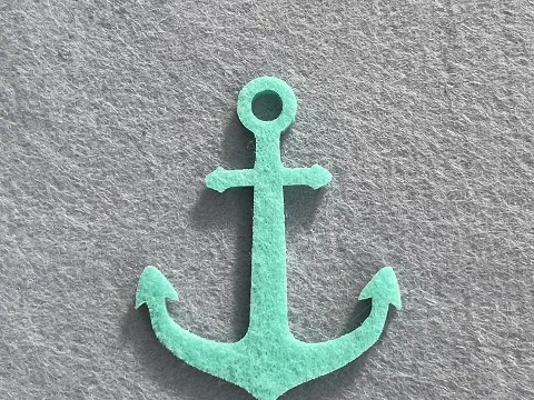 Аплікація з фетру <Якір>