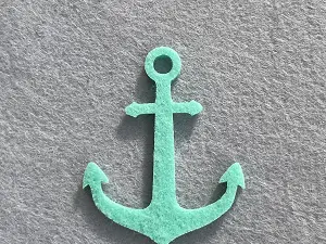Аплікація з фетру <Якір>