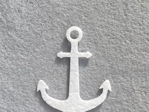 Аплікація з фетру <Якір>