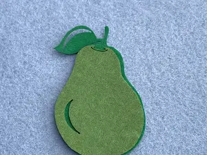 Аплікація з фетру <Груша>