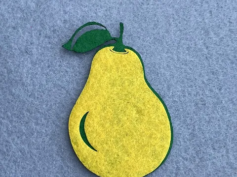 Аплікація з фетру <Груша>