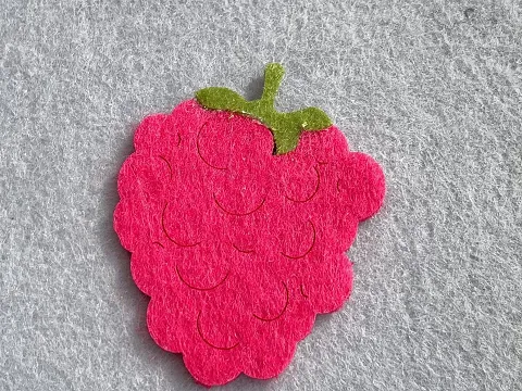 Аплікація з фетру <Малина>