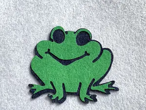 Аплікація з фетру <Жаба>