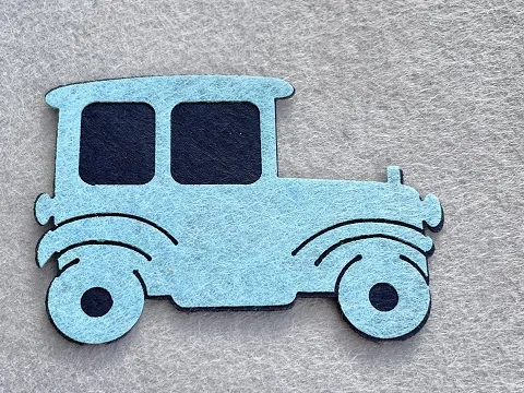 Аплікація з фетру <Машина>
