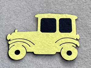 Аплікація з фетру <Машина>