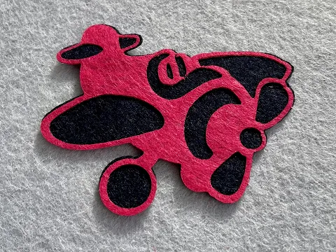 Аплікація з фетру <Вертоліт>