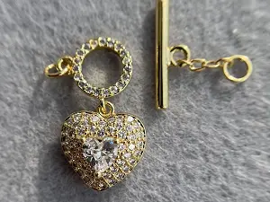 Застежка-тогл с подвеской