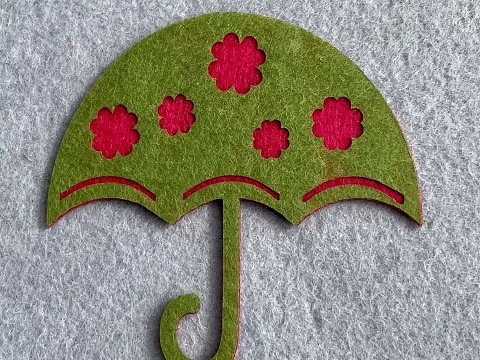 Аплікація з фетру <Парасолька>
