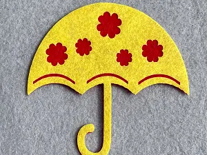 Аплікація з фетру <Парасолька>