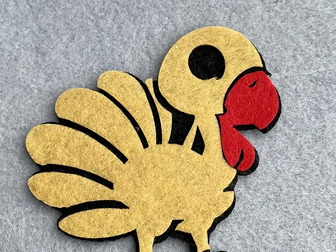 Аплікація з фетру <Індик>